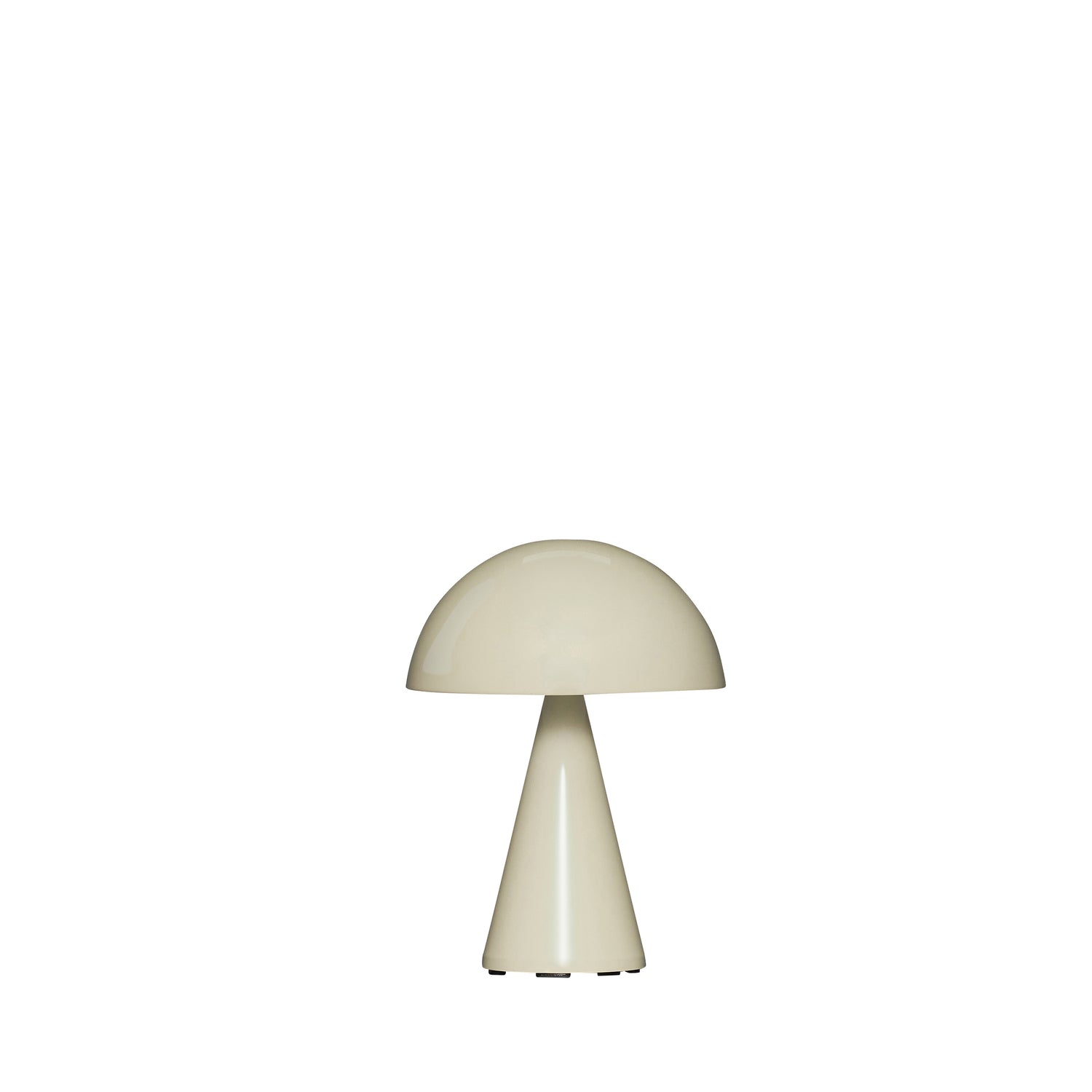 Hübsch draagbare lamp Mush - ijzer/polycarbonaat - ø15xh20cm led