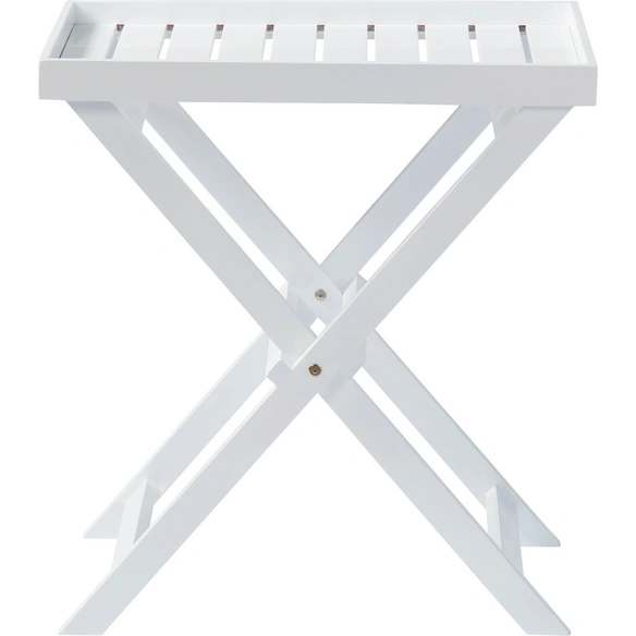 Serviertisch, BxHxT: 60 x 65 x 40 cm, Tischplatte: Mahagoniholz