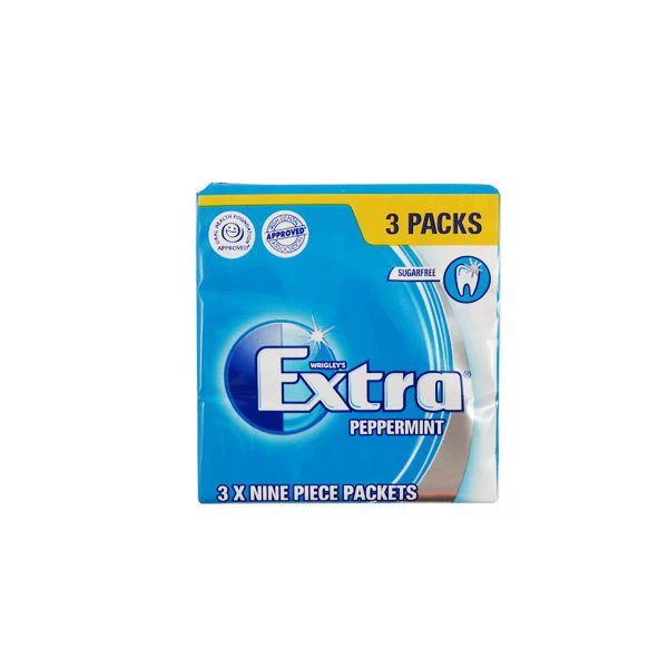 Wrigleys Extra Peppermint 3 Pk
