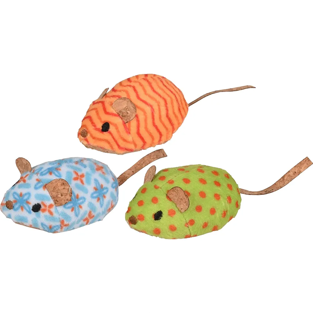 Flamingo Kirk Mice cat toy assorted 30 units