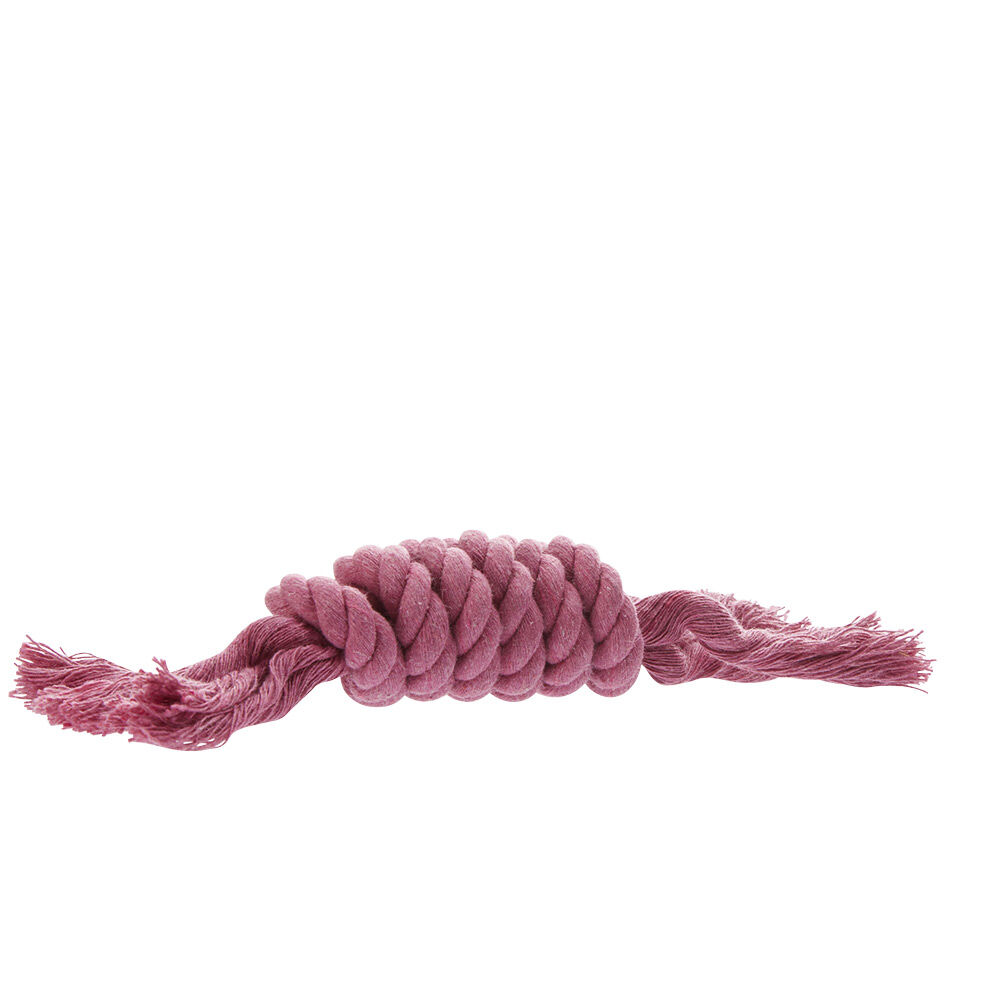 Jouet pour chien en corde colorée