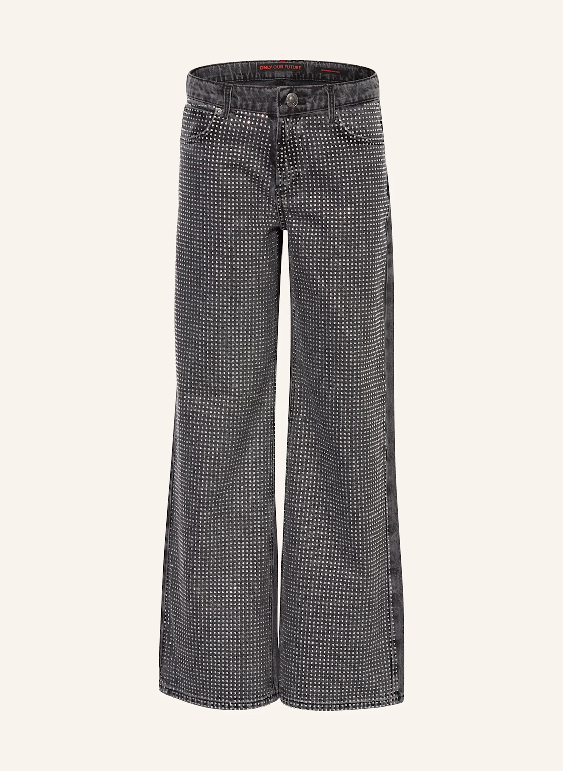 ONLY Jeans mit Schmucksteinen