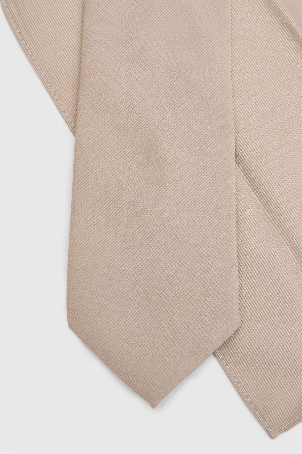 Burton Champagne Plus & Tall Tie and Pocket Square