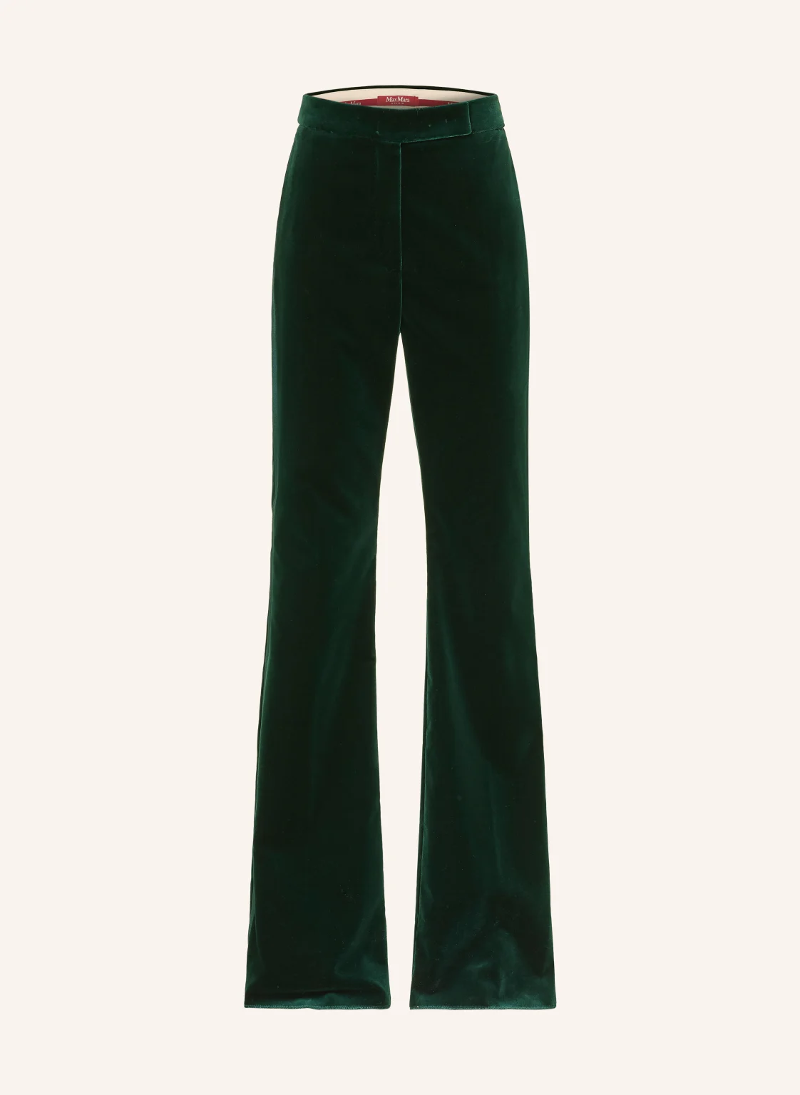 Max Mara STUDIO Marlenehose OSCURI aus Samt mit Galonstreifen