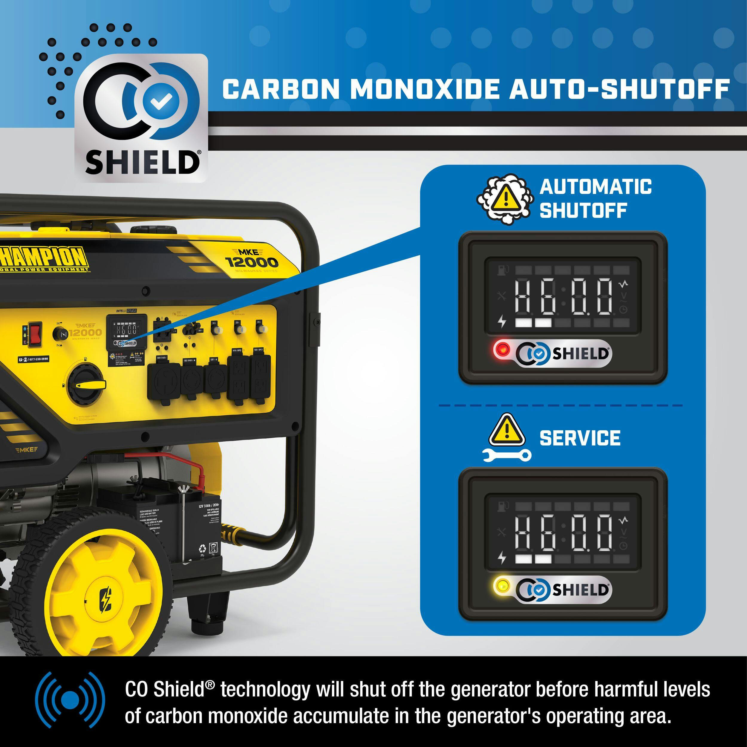 Champion 12000/15000 Watt Portable Gas Powered Generator with Electric Start