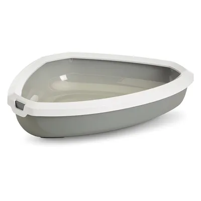 Savic Rincon Corner Litter Tray with Border