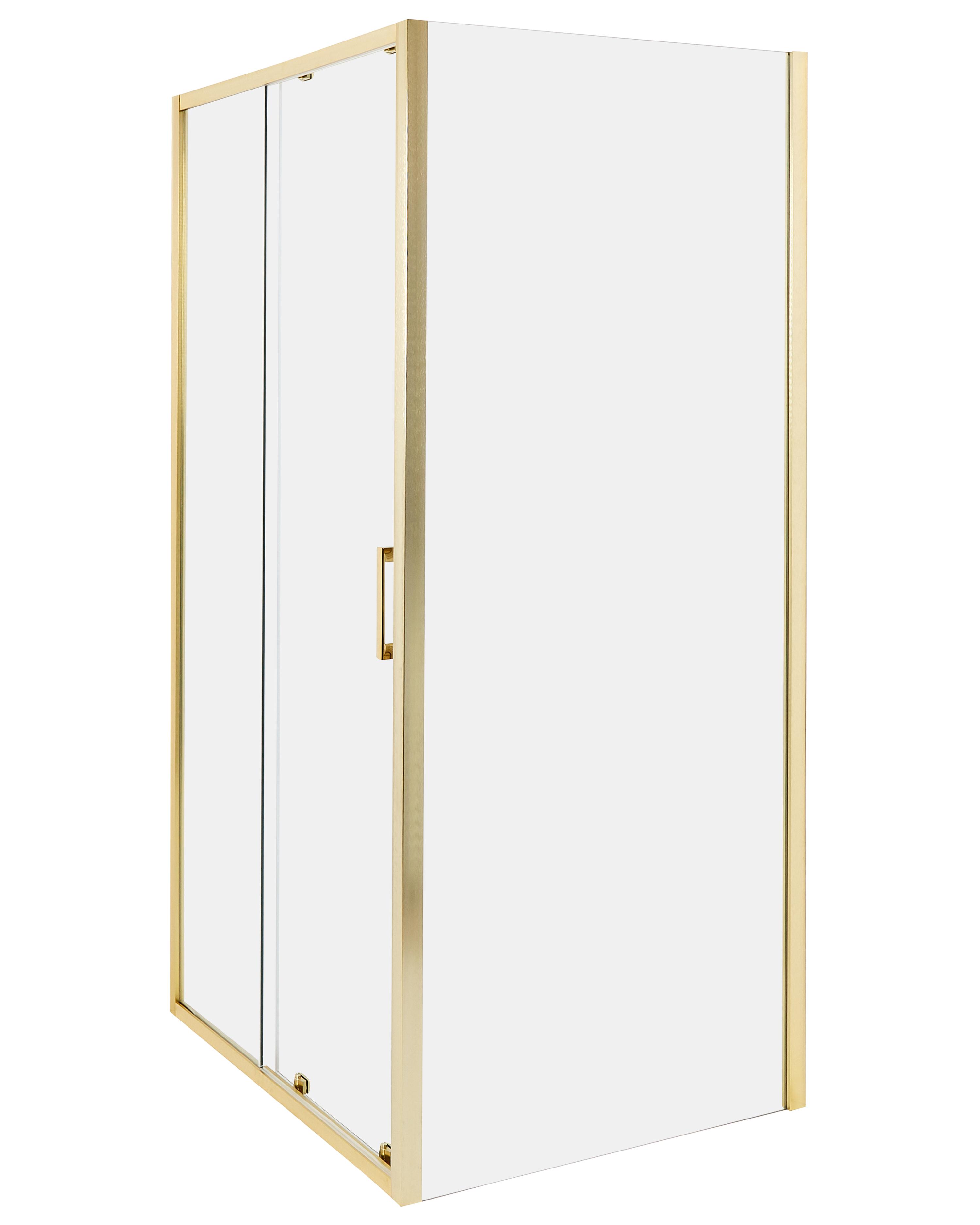Shower Enclosure YORO 800 x 1000 x 1850 mm Gold