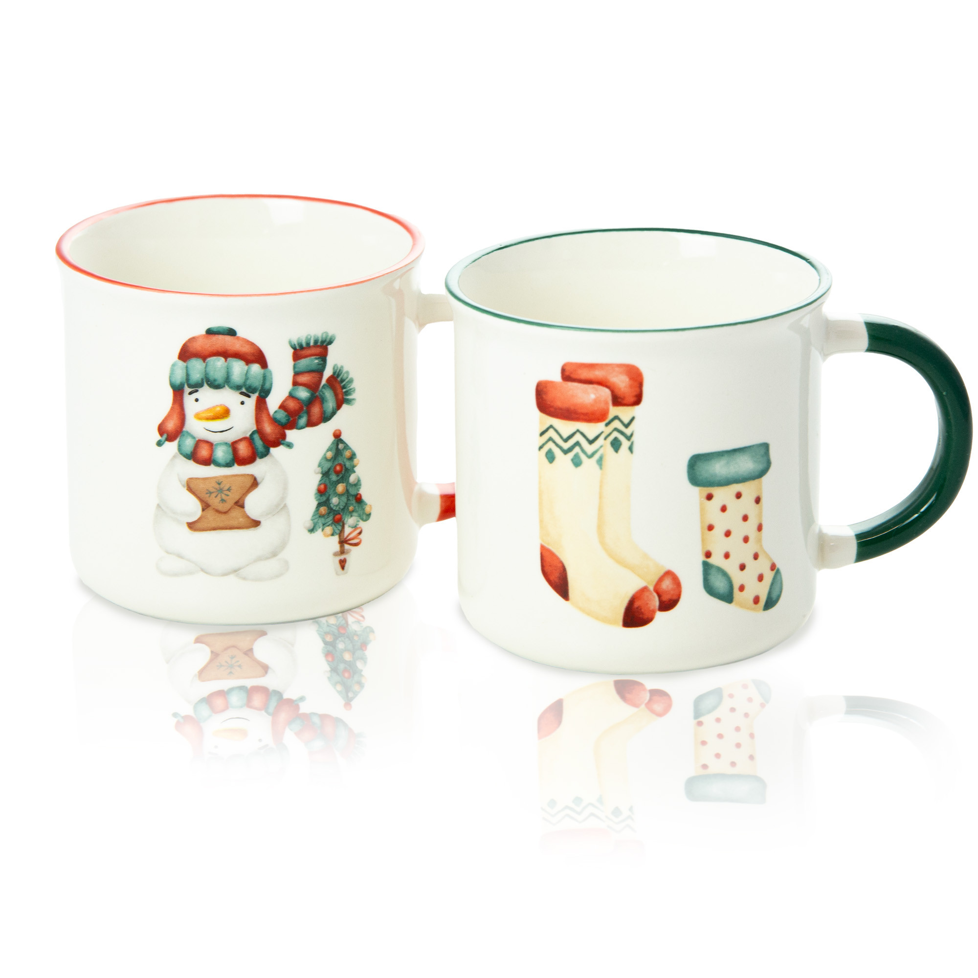 Kubek Świąteczny Ceramiczny Na Prezent 300Ml Boże Narodzenie