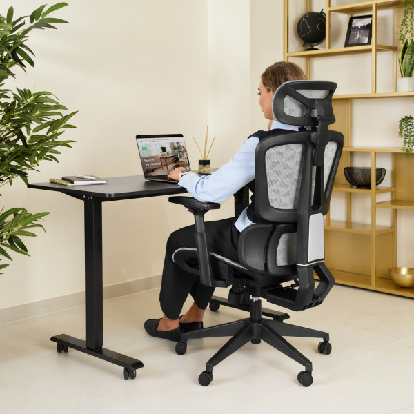 Fotel ergonomiczny biurowy obrotowy di volio Preda
