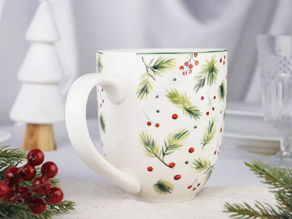 Kubek 1 l Duo - Christmas Leaves 15.CHLE.K1000