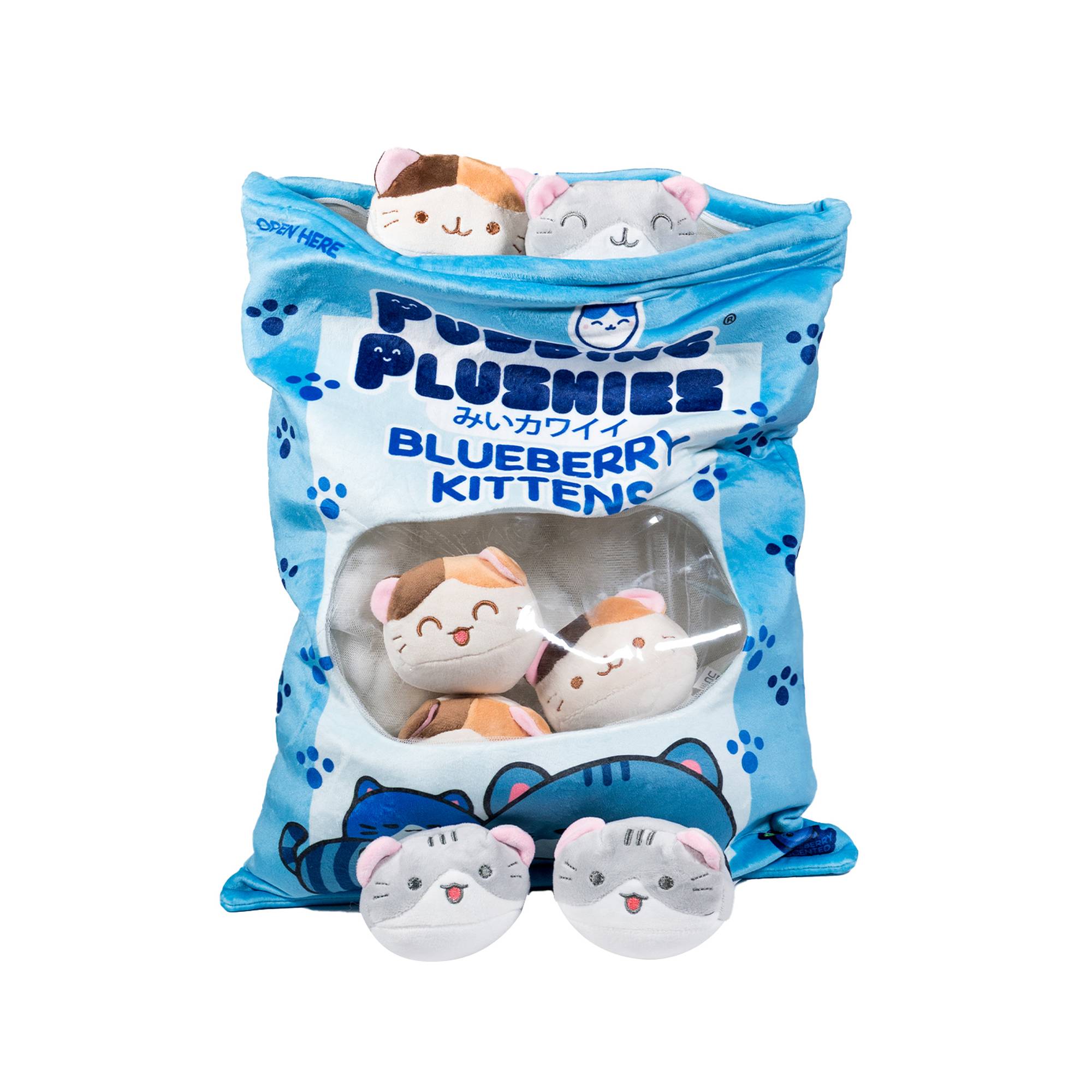 Pudding Plushies Blueberry Kittens