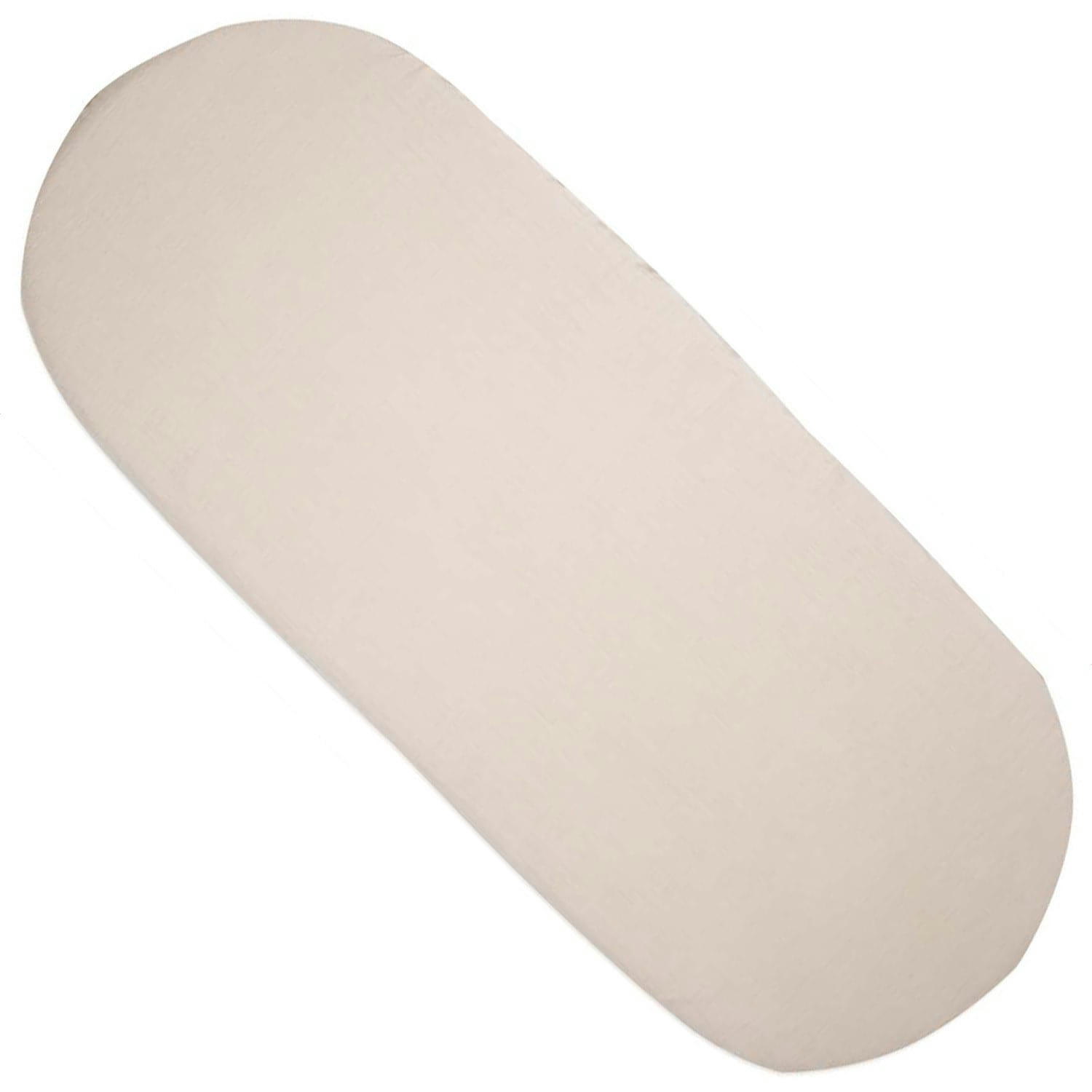 JEANNE - Drap housse couffin ovale en gaze de coton  72 x 32cm