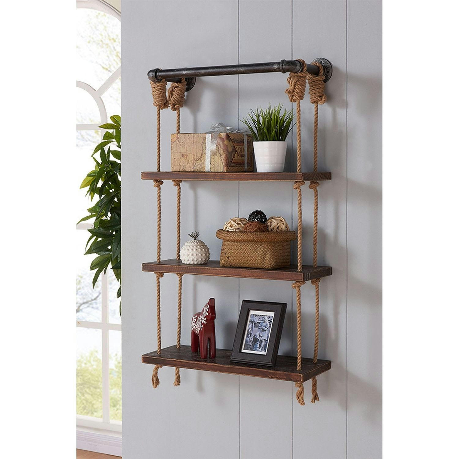 GARO - Etagère murale en bois d'épicéa