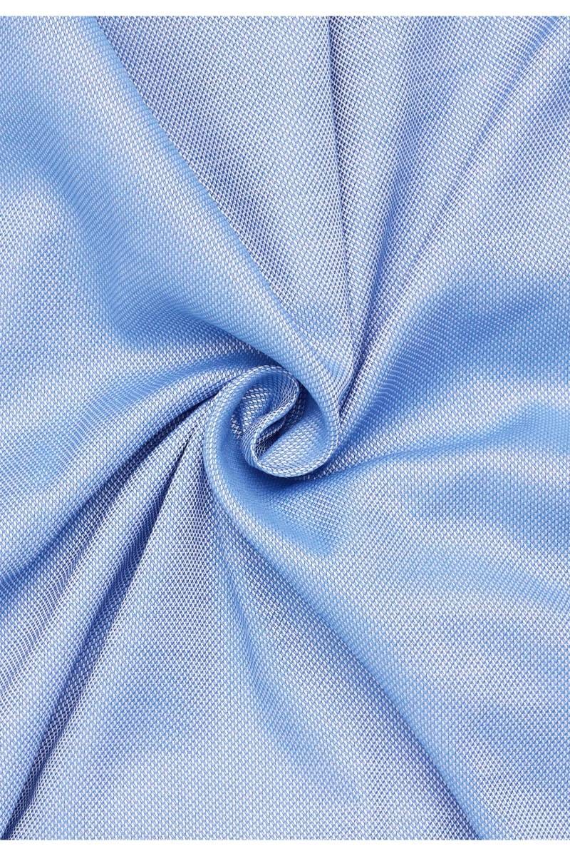 ETERNA Performance Slim Fit Tencel Hemd blau, Strukturiert