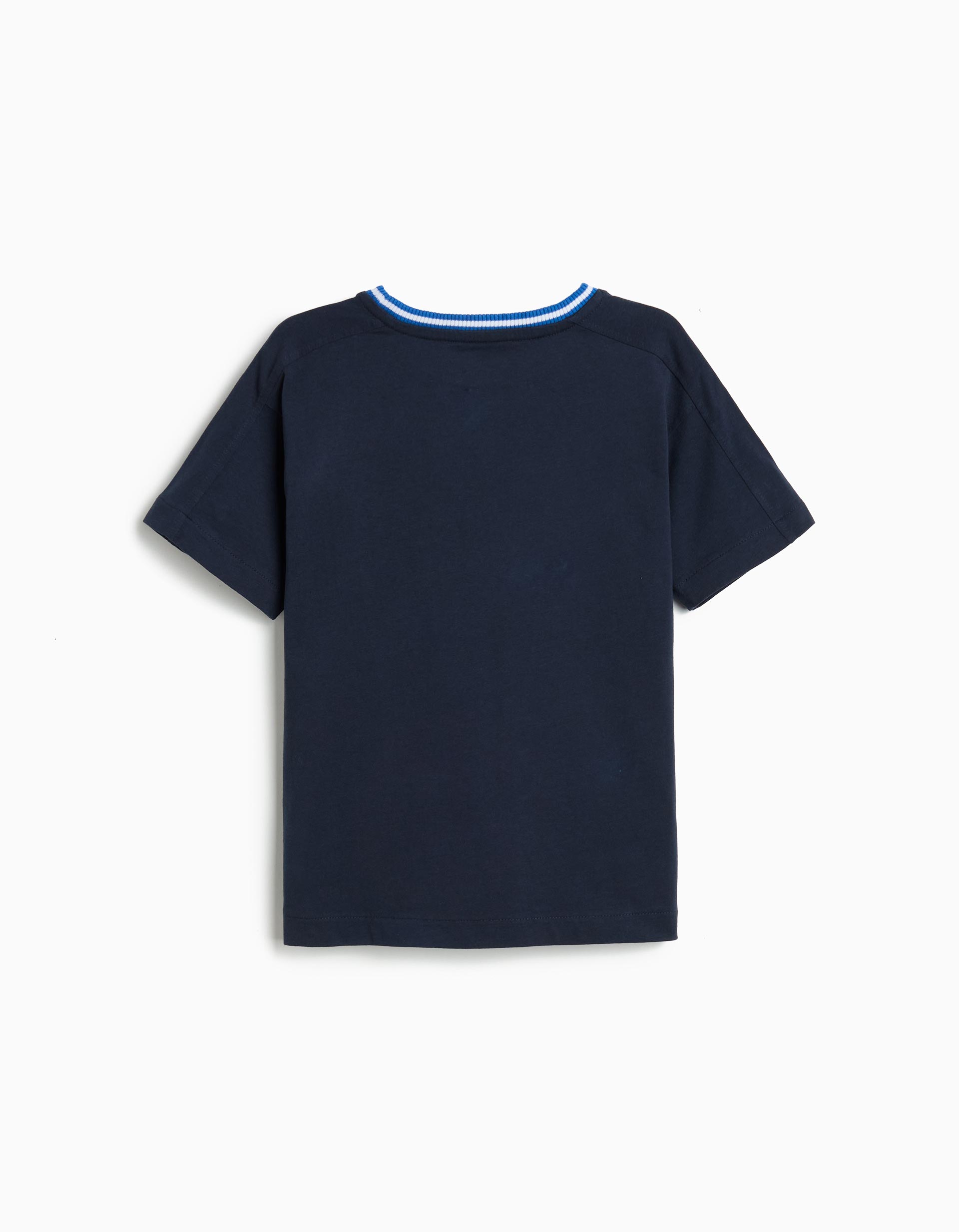 T-shirt Estampado, Menino, Azul