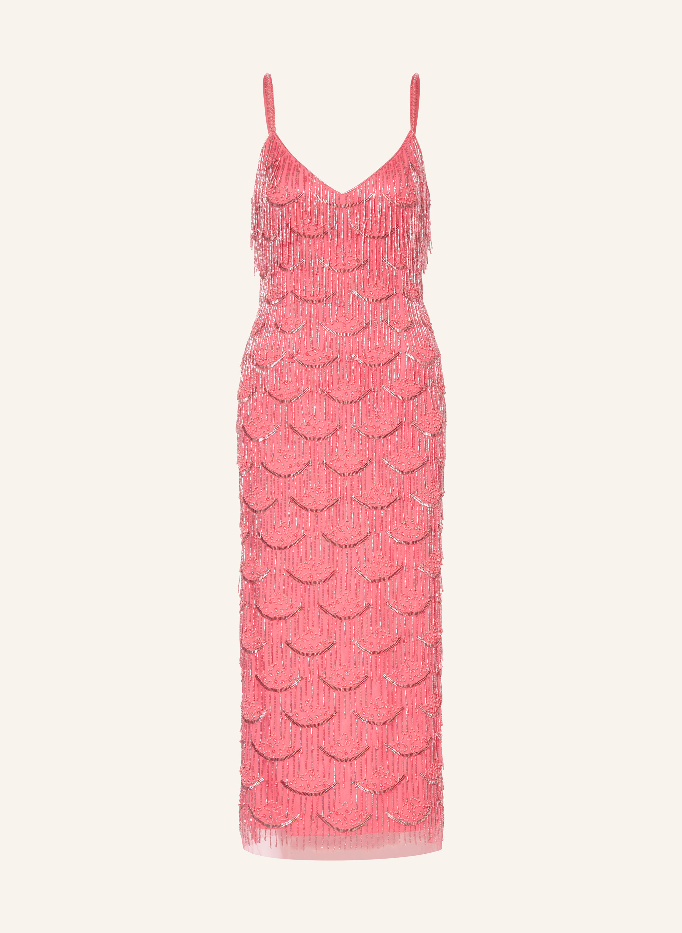 ADRIANNA PAPELL Cocktailkleid mit Schmuckperlen