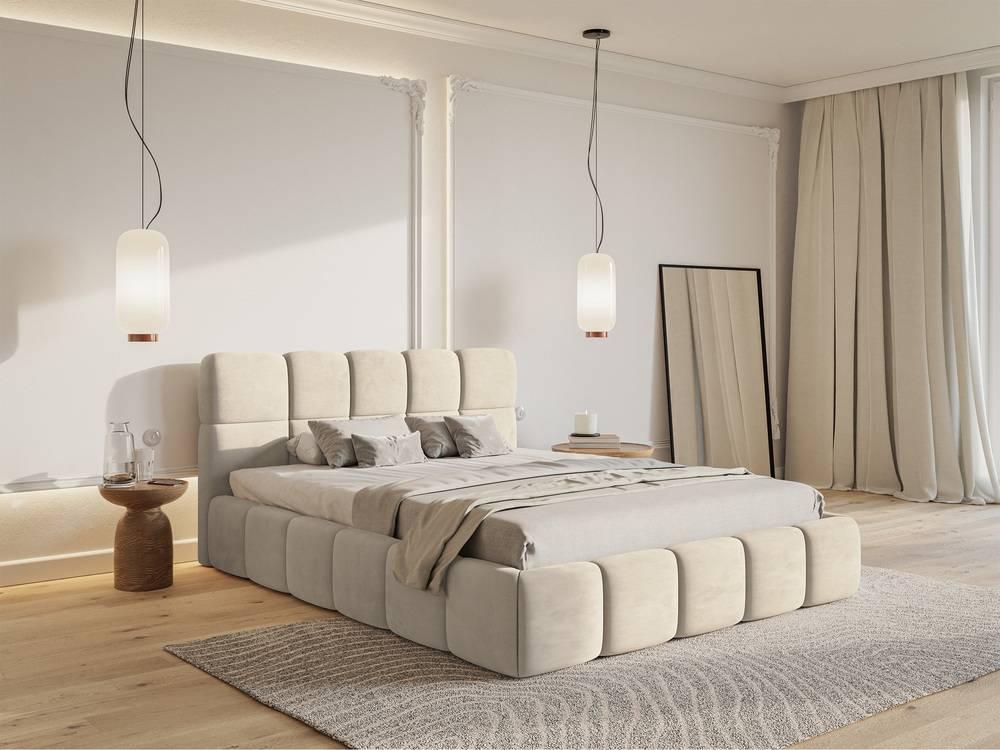 Bedframe Chloe velvet 180 x 200 met opbergruimte