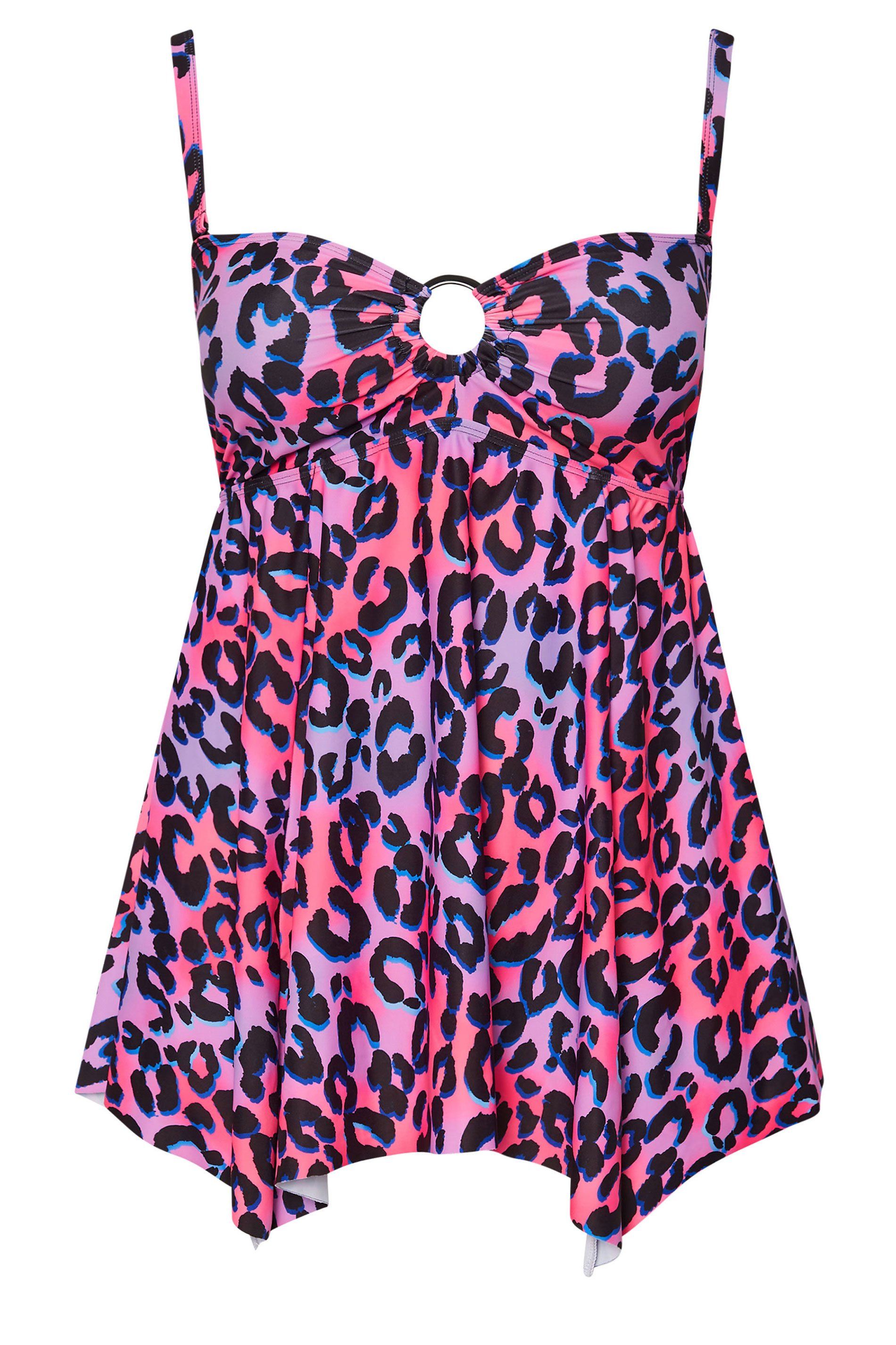 Yours Leopard Print Tankini Top