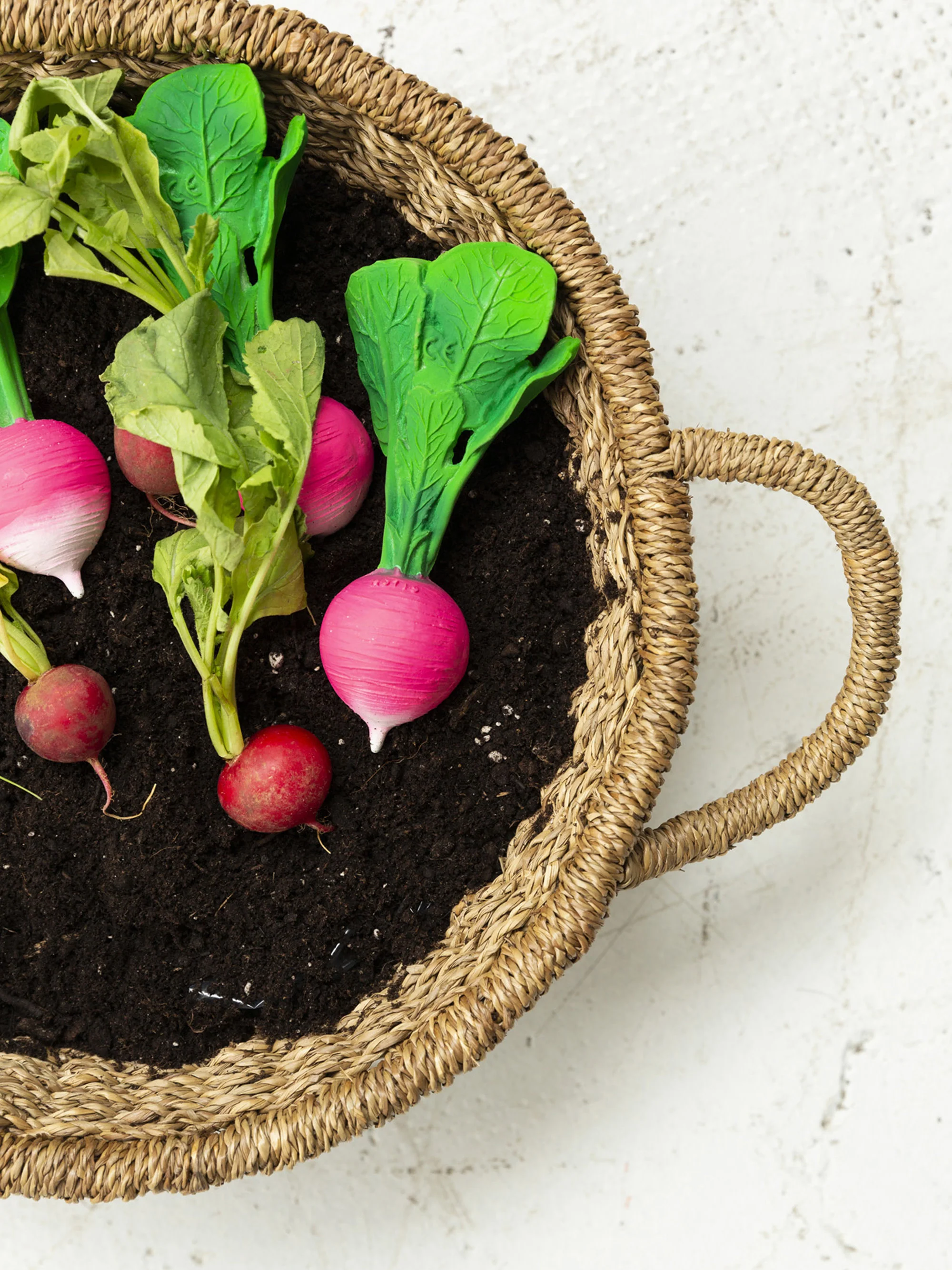 Handgefertigter Baby-Beißring Fruits & Veggies