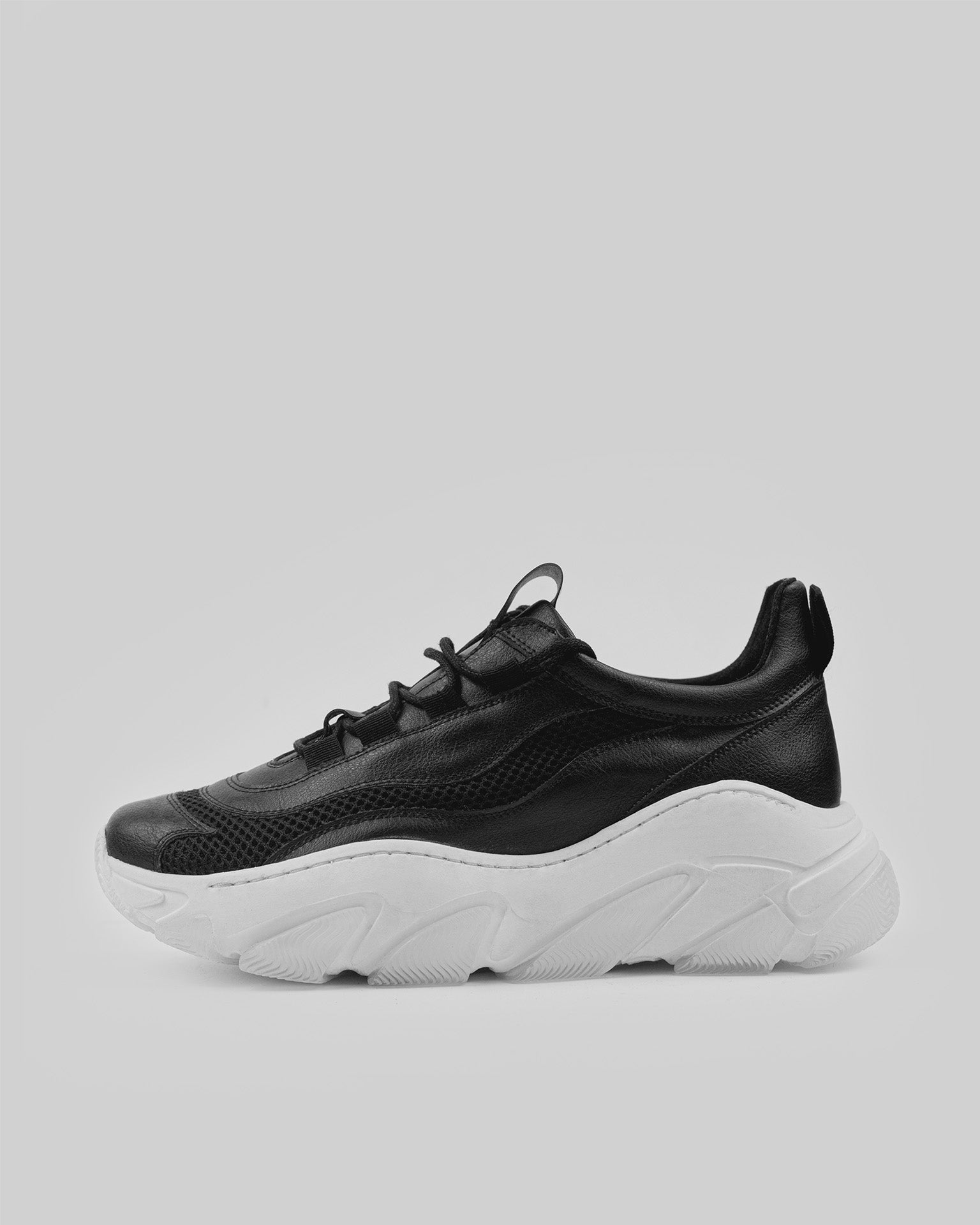 BOHEMA - Daddy’s Sneakers Czarne, ze skóry roślinnej, polska rodzinna marka
