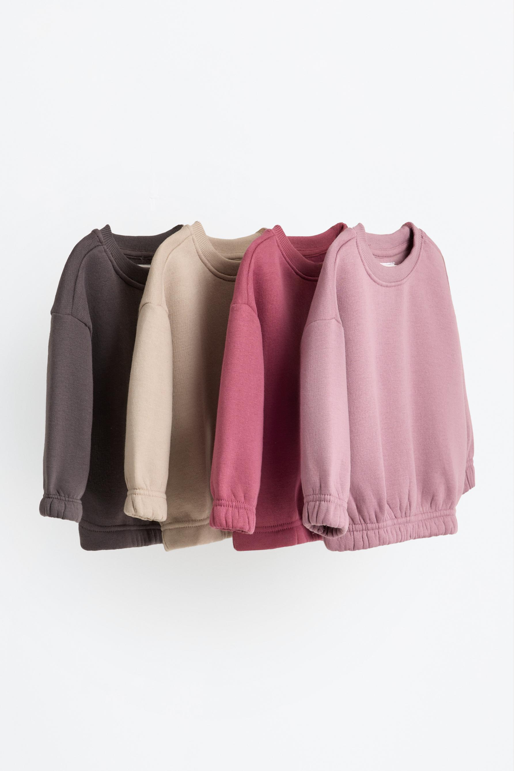 Pack 4 sudaderas lisas