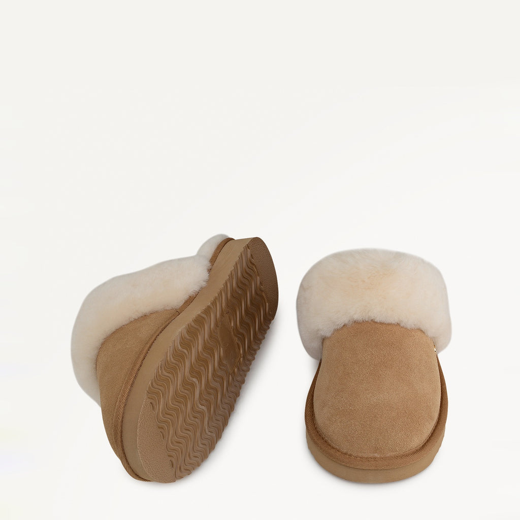 Maple Lane - Classic Shearling Cuff Mule
