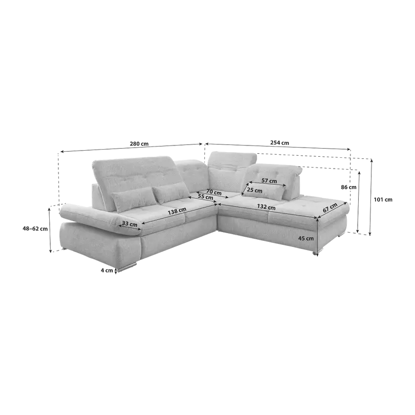Ecksofa Dalida