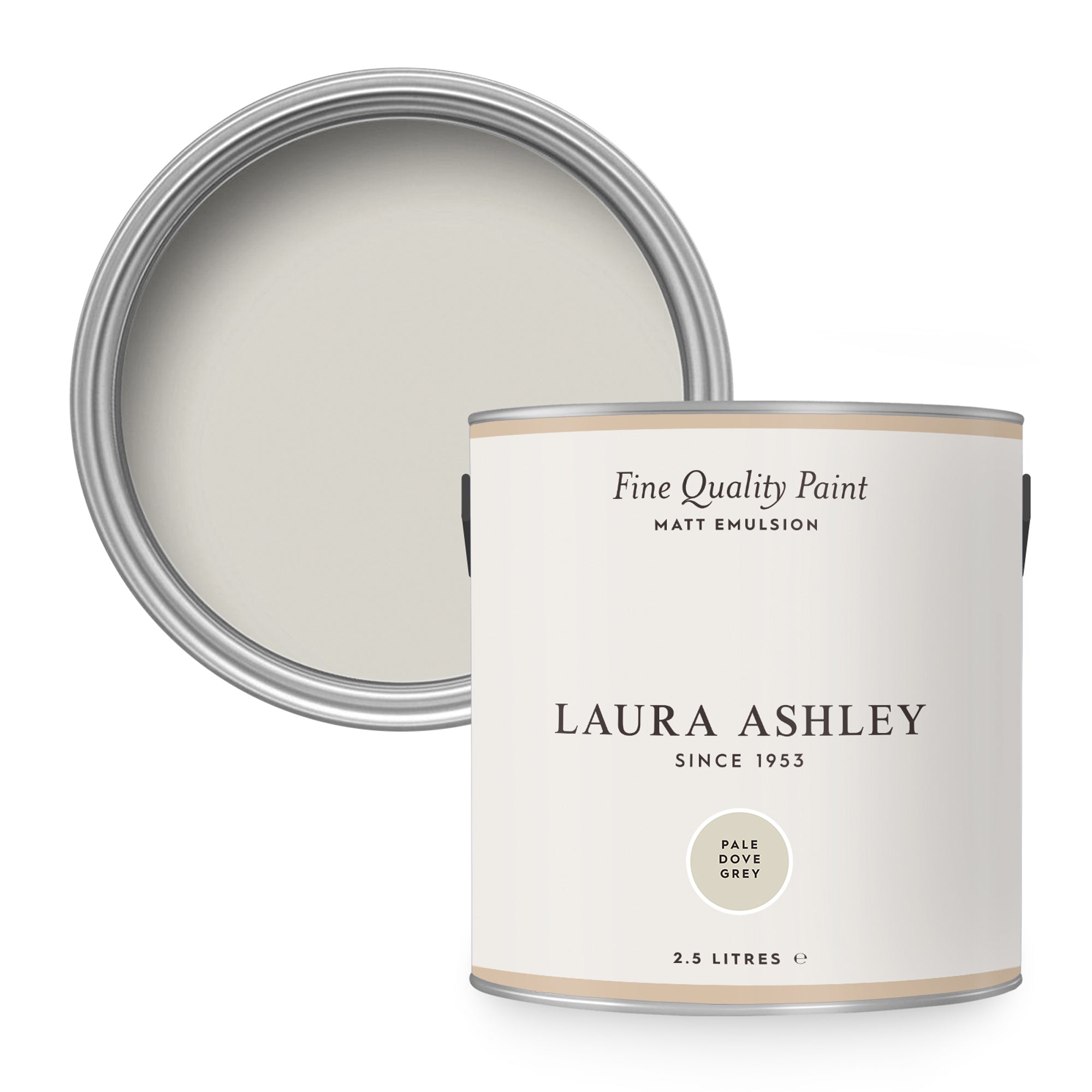 Laura Ashley Muurverf Mat - Pale Dove Grey - Grijs - 2,5 liter