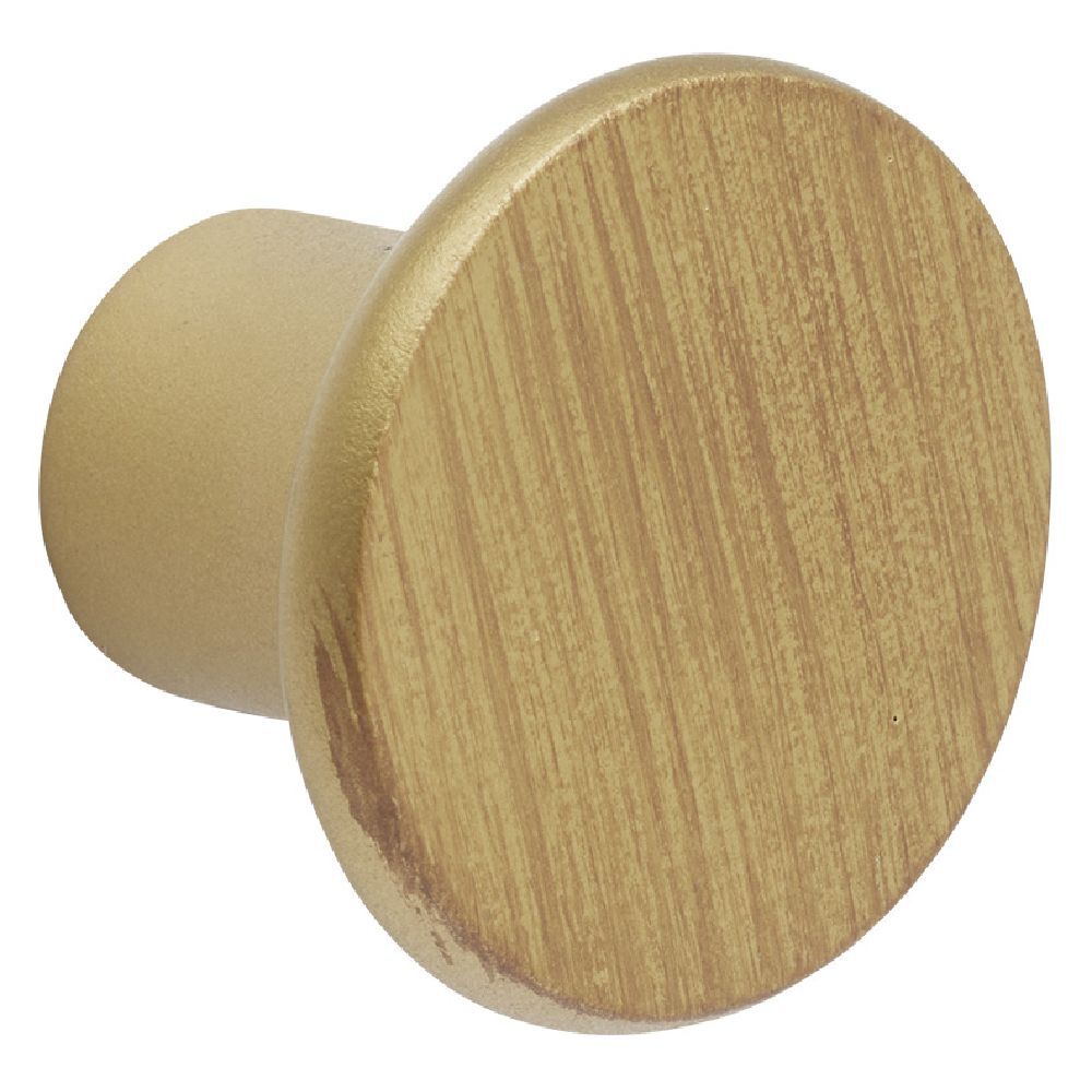 Patère simple 5cm jaune doré