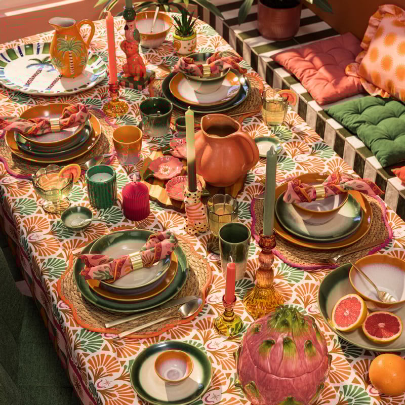 Schenkkan - oranje - 21.5x16.5x18.6 cm