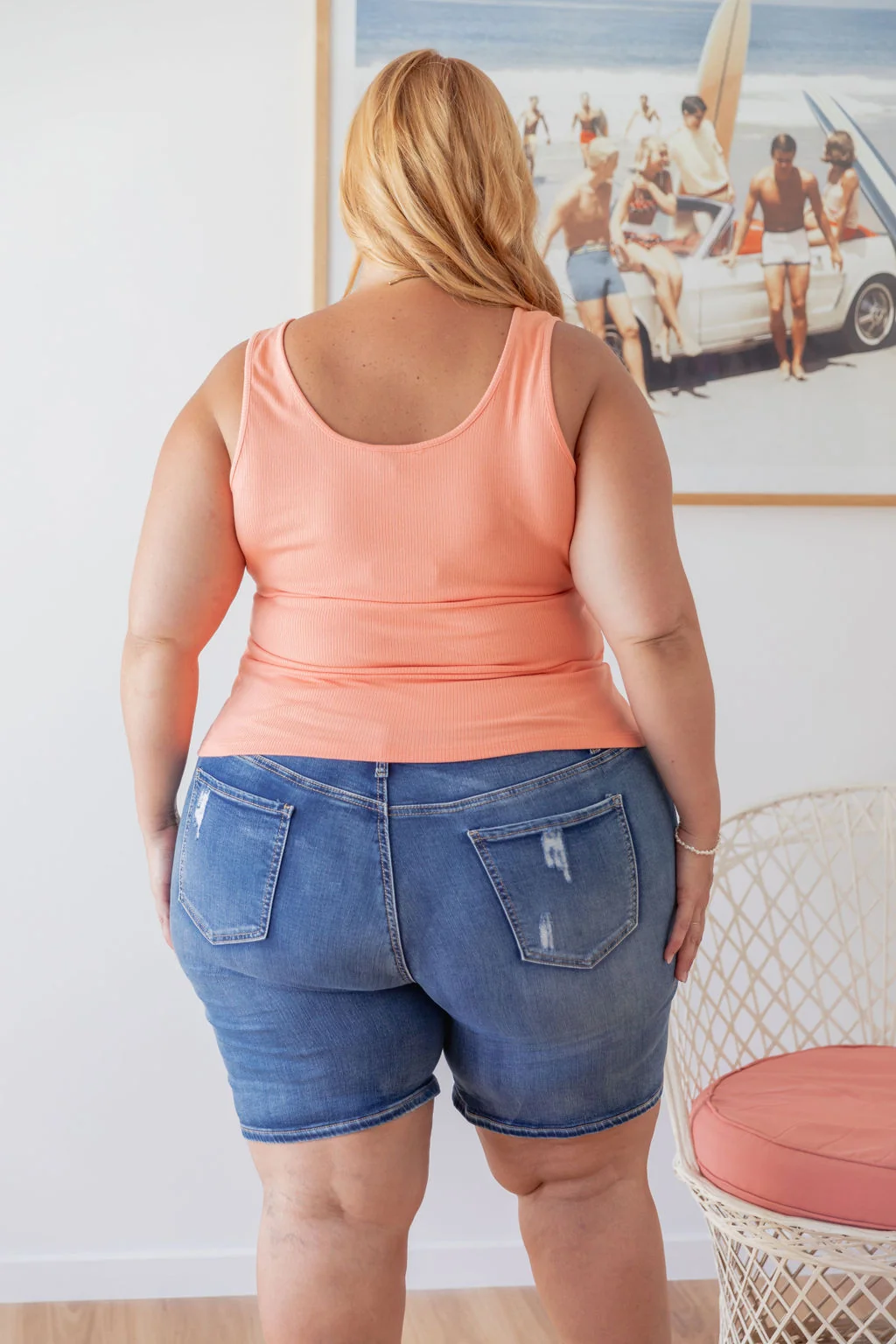 Billi Tank in Apricot