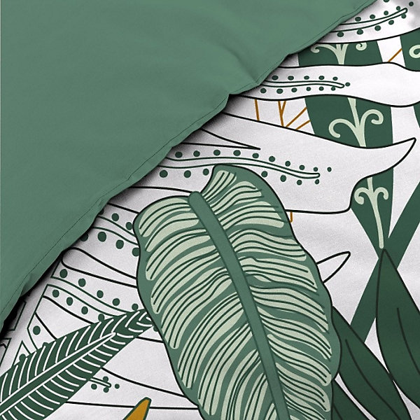 Housse de couette 240 x 220 cm coton 42 fils   2 taies Florida