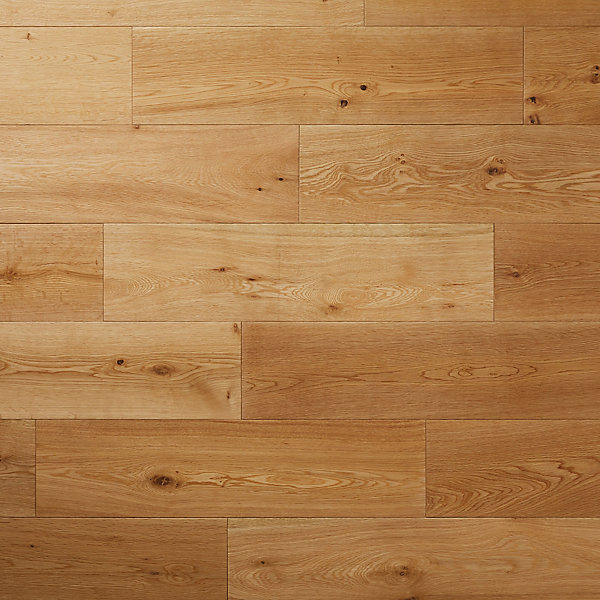 Parquet massif clipsable Ystad L en chêne huilé blond