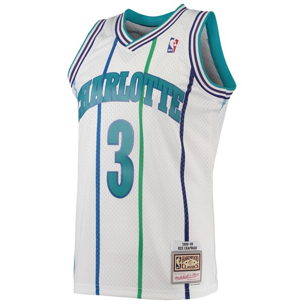 Rex Chapman Charlotte Hornets 1988/89 Hardwood Classics Swingman Jersey - White
