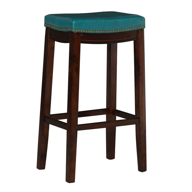 Linon Willamette Backless Upholstered Bar Stool - N/A