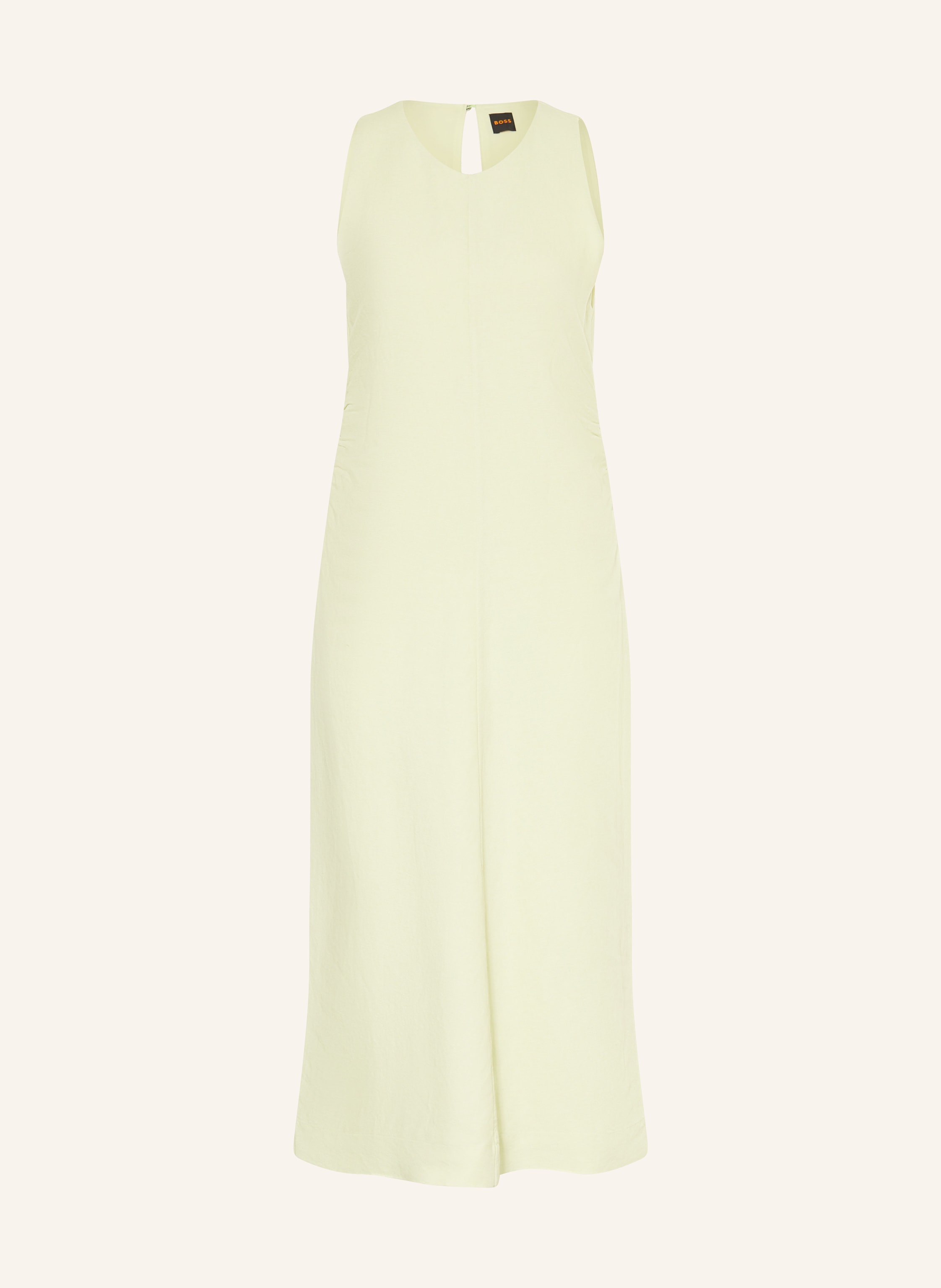 BOSS Kleid DELINNA mit Leinen