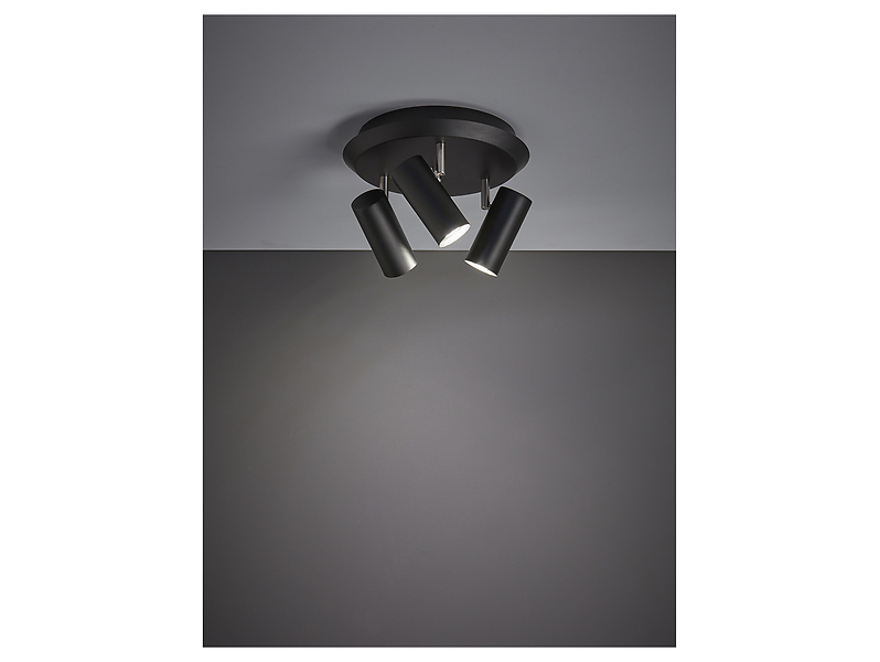 Lampa sufitowa Barcelona spot 3-punktowy czarny