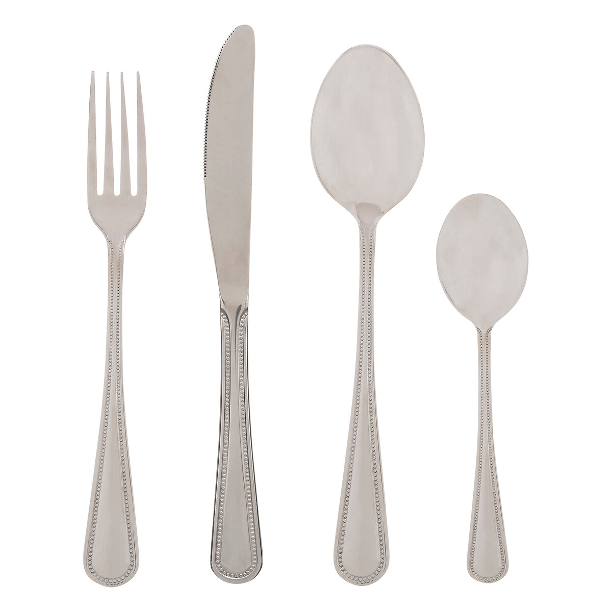 Faqueiro de 24 talheres PERLE em aço inoxidável