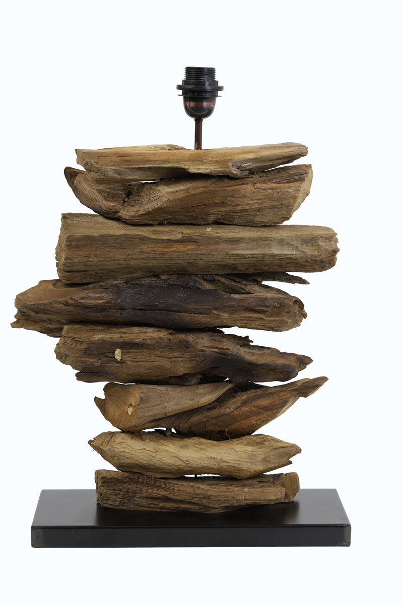 Light & Living lampvoet FURY - 46x17x60cm - bruin
