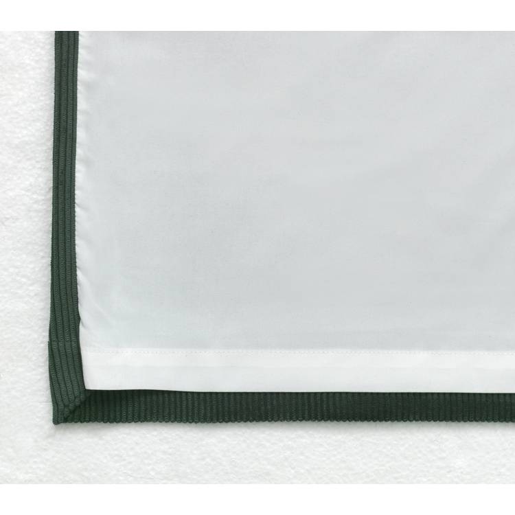 Habitat Cord Eyelet Curtains - Forest Green - 117x137cm