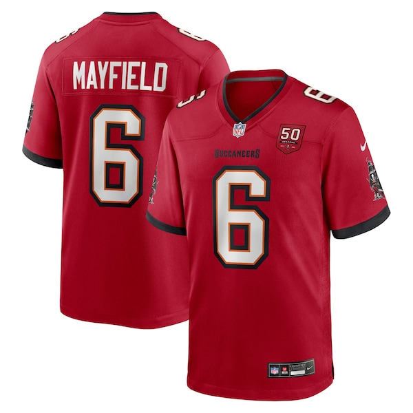 Baker Mayfield Tampa Bay Buccaneers Nike 50th Season Team Game Jersey - Red/Creamsicle
