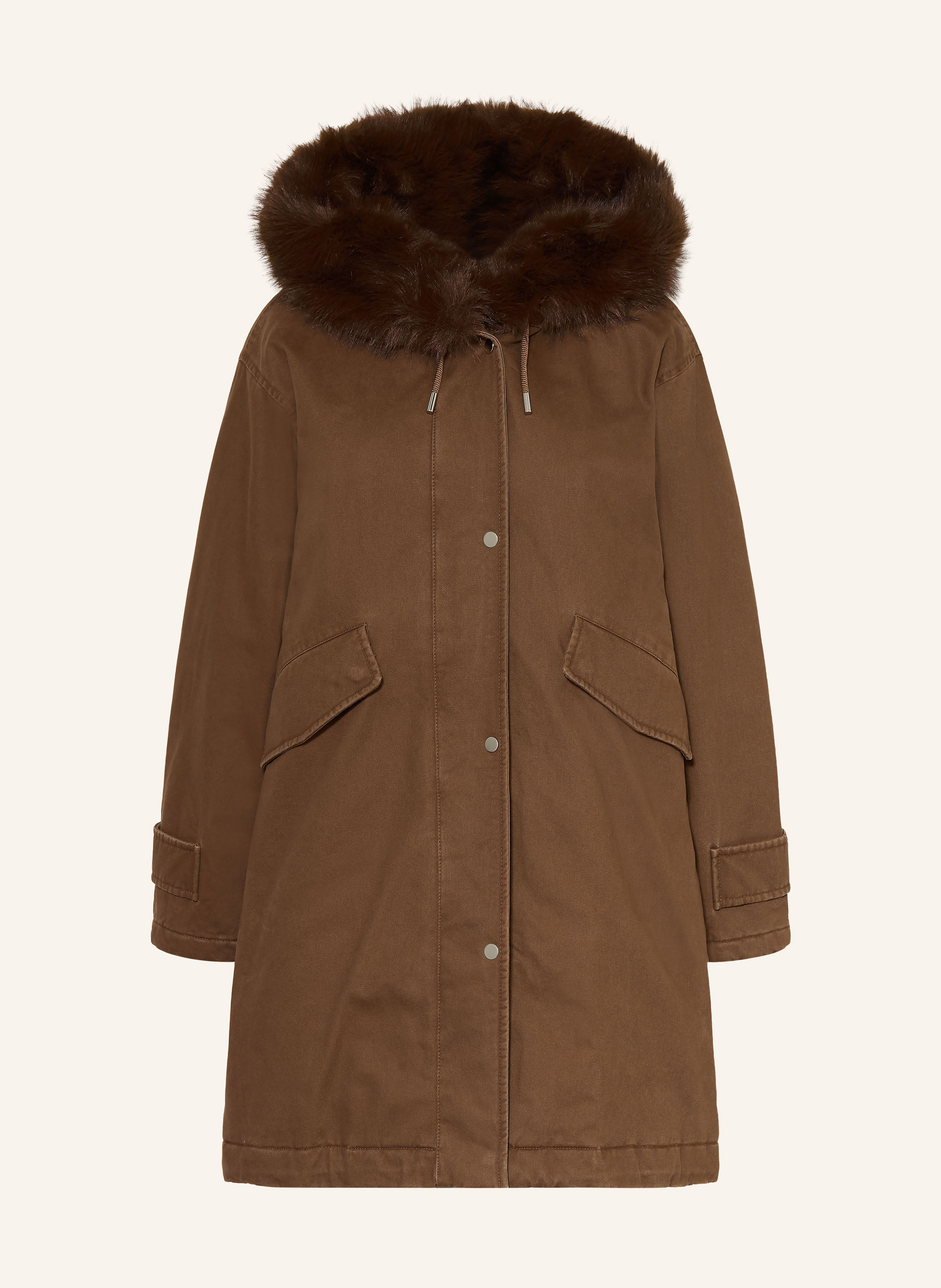 Marc O'Polo Parka mit abnehmbarem Kunstfell