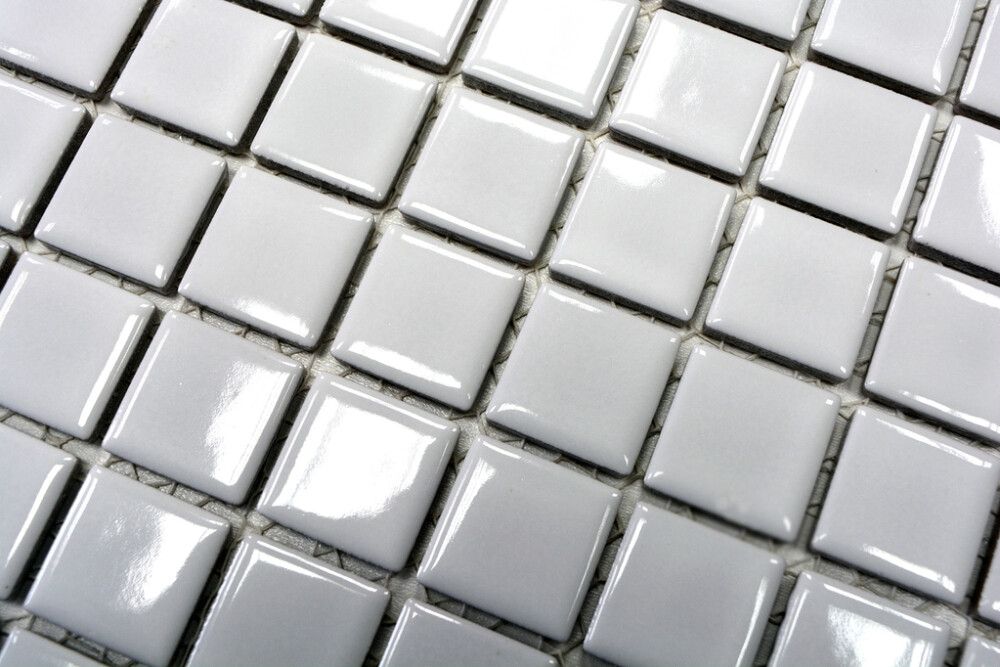 MOSAIKK HVIT BLANK 2,5X2,5CM 6MM
