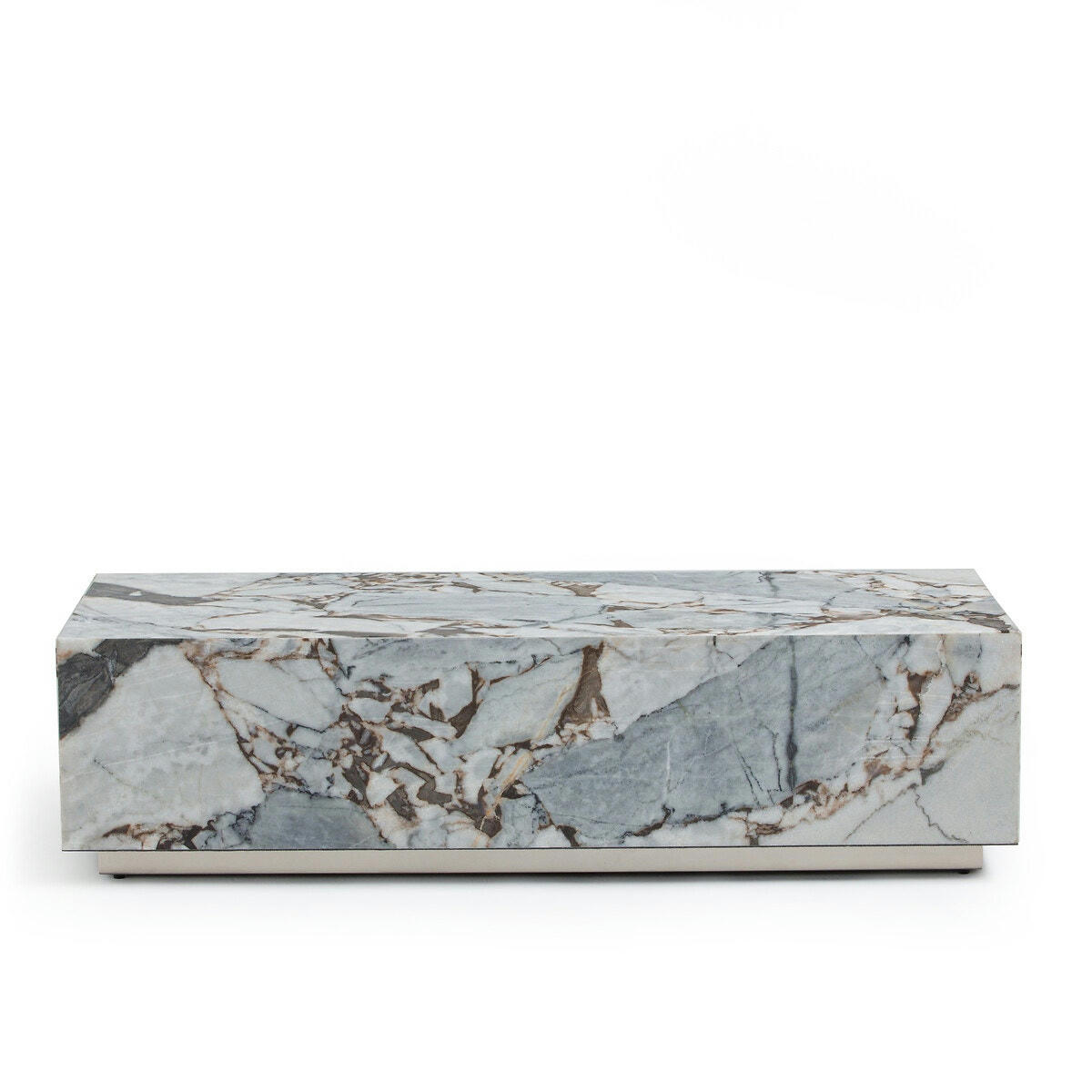 Table basse cube en marbre, Alcana