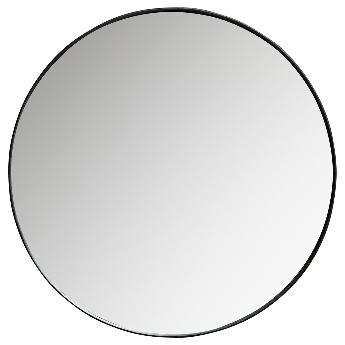 WOOOD spiegel Doutzen - Metaal - Zwart - 80x80x5