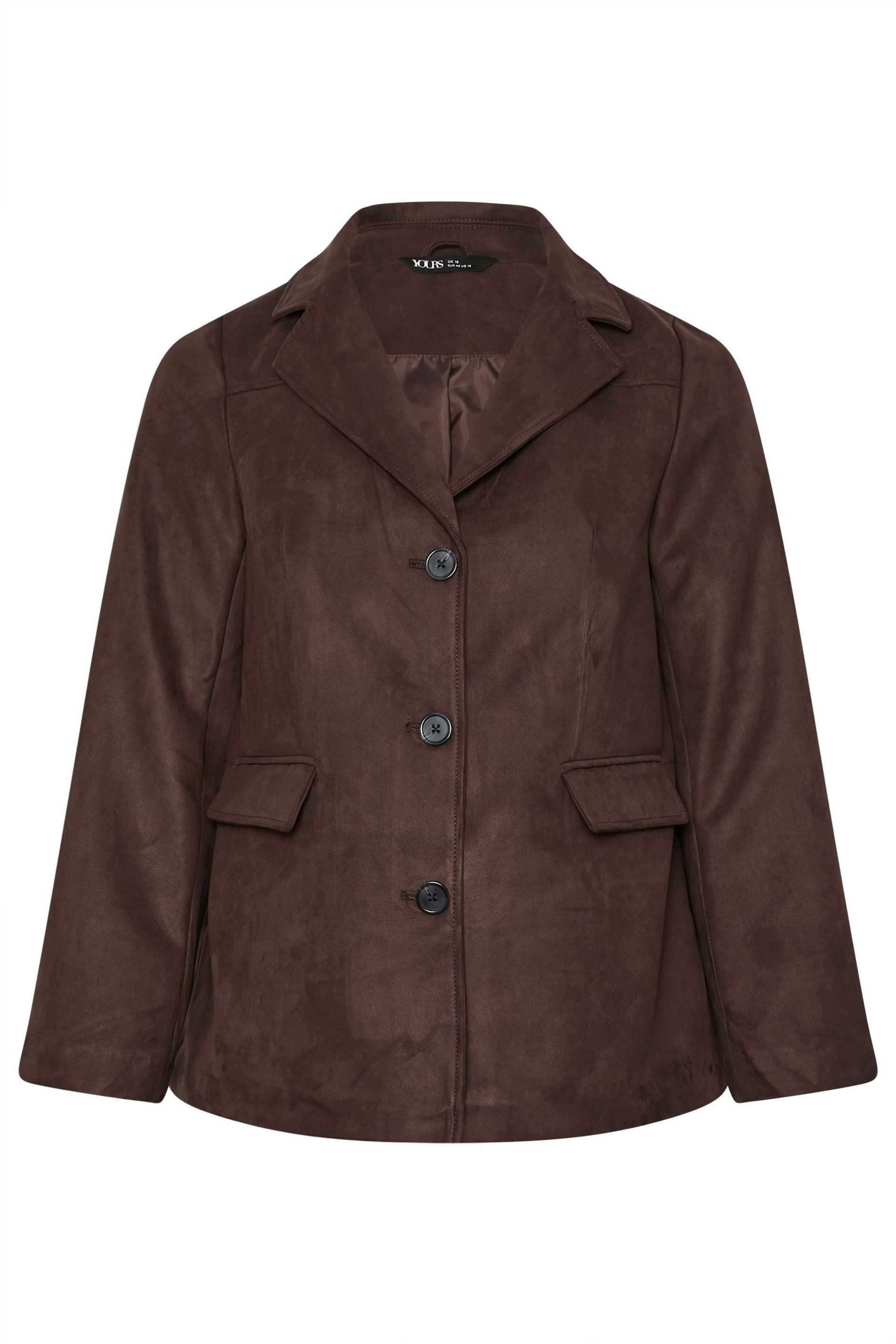 Yours Faux Suede Blazer