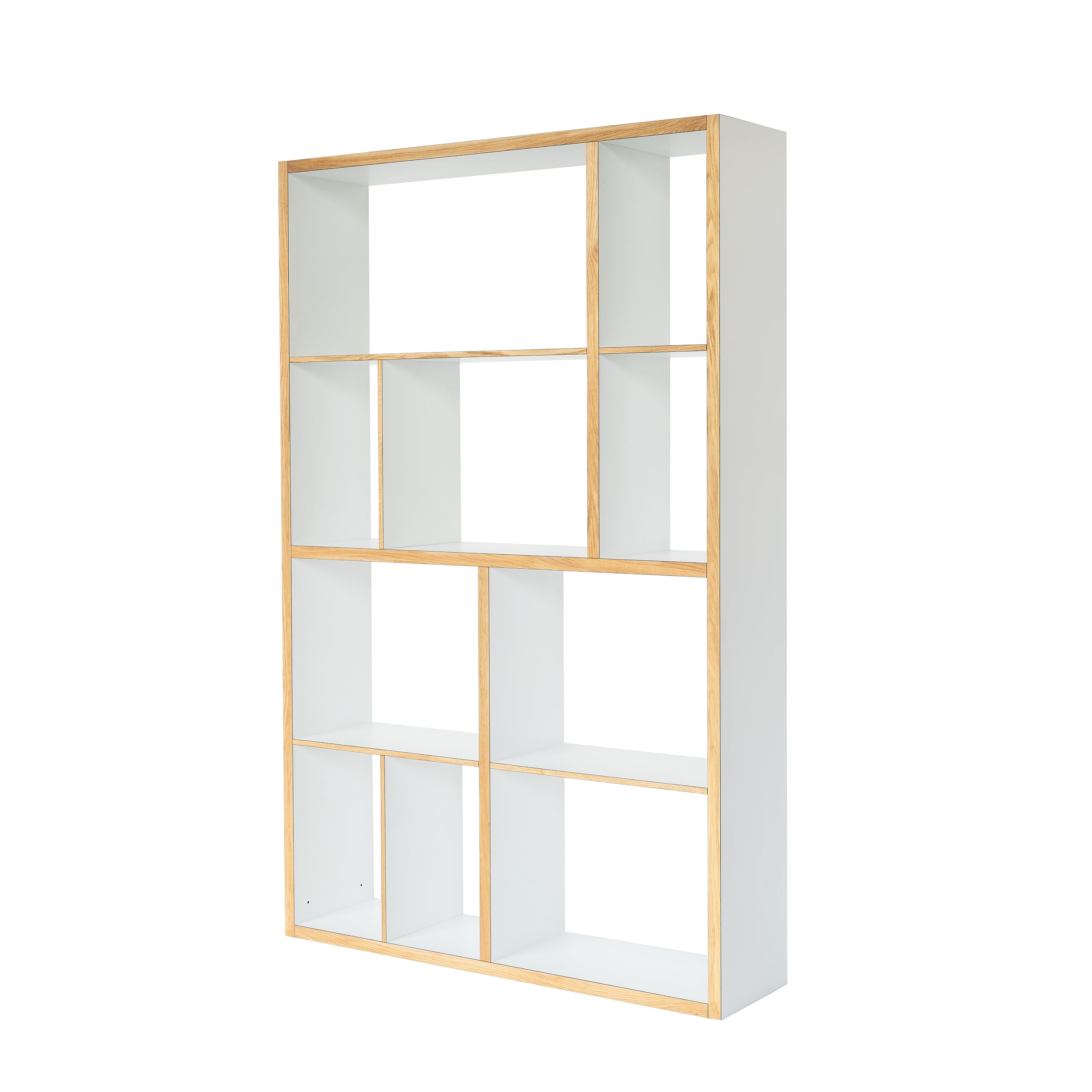 MINT Furniture KAST M 112 x 30 x 179 cm, eiken, wit ABET laminaat