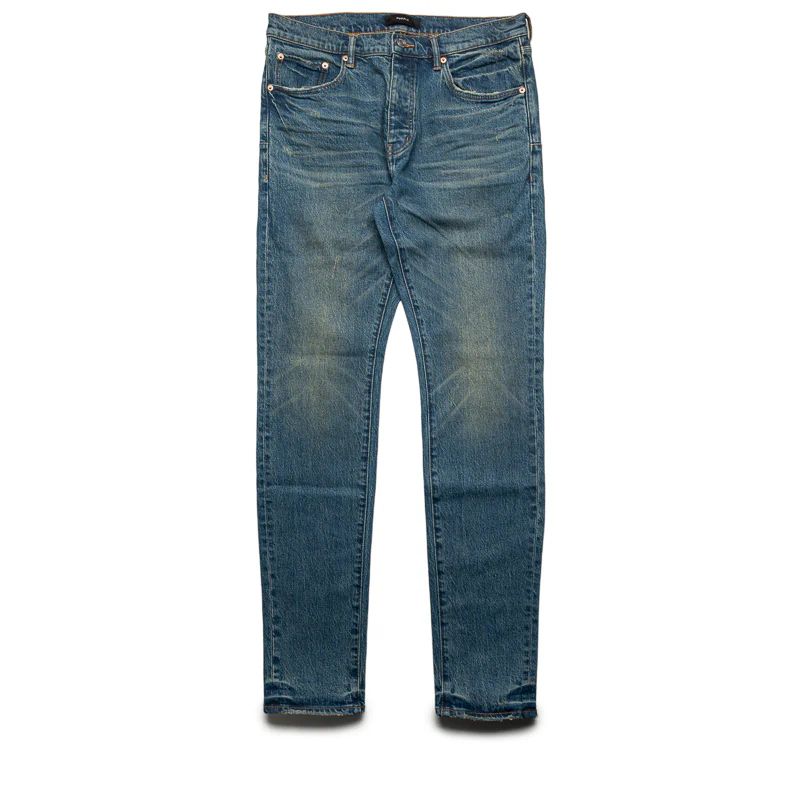 Purple Brand Low Rise Skinny Leg Vintage Jean - Dark Indigo