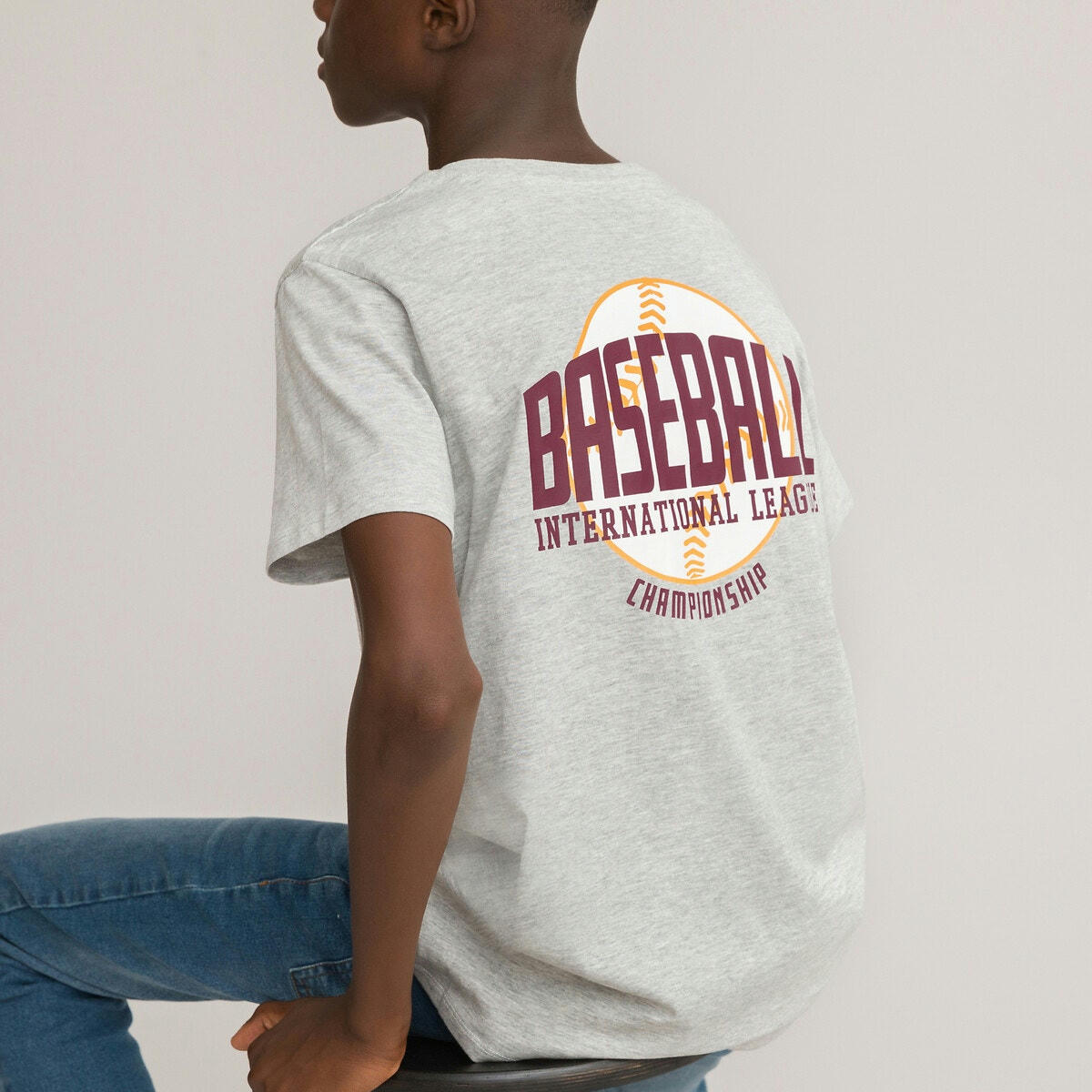 Lot de 2 T-shirts col rond imprimés