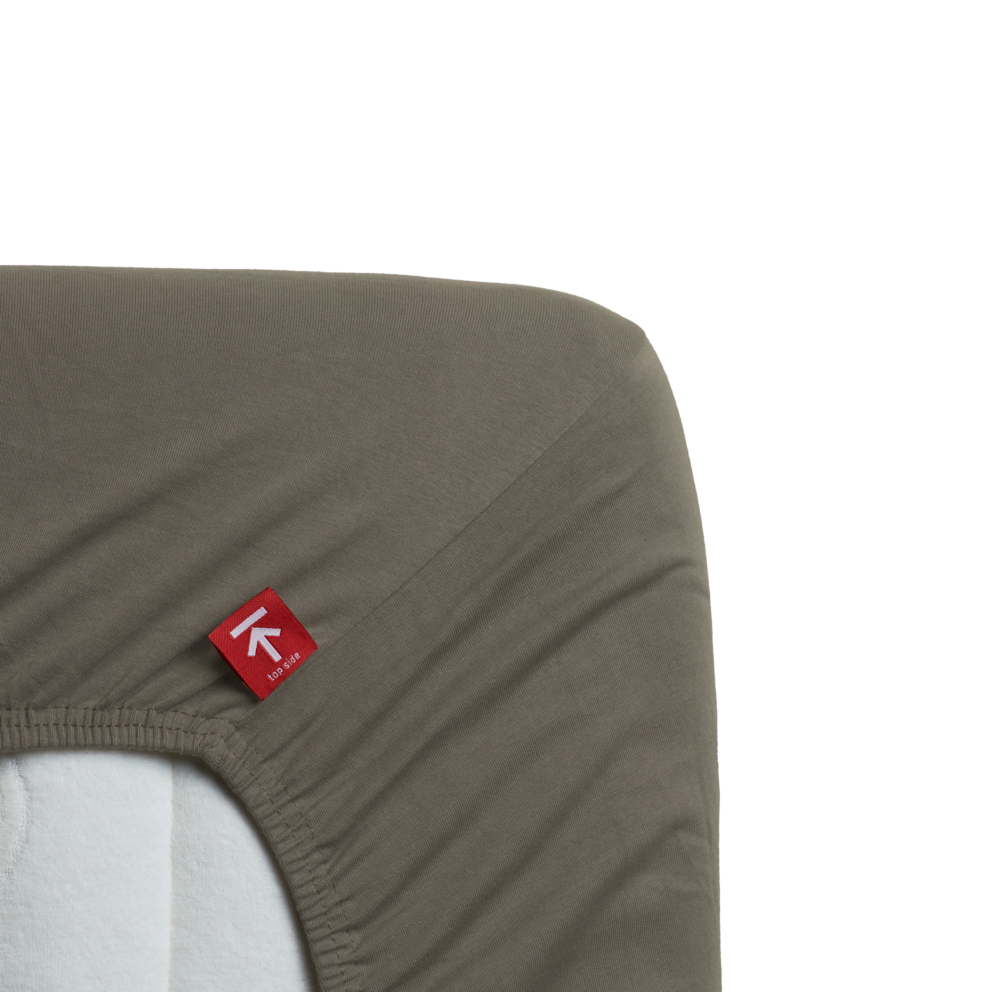 Beddinghouse - Jersey - Topper Hoeslaken - 160x220 cm - Warm grijs